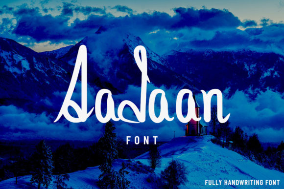 Aadaan: A Refined Script Font for Digital Branding