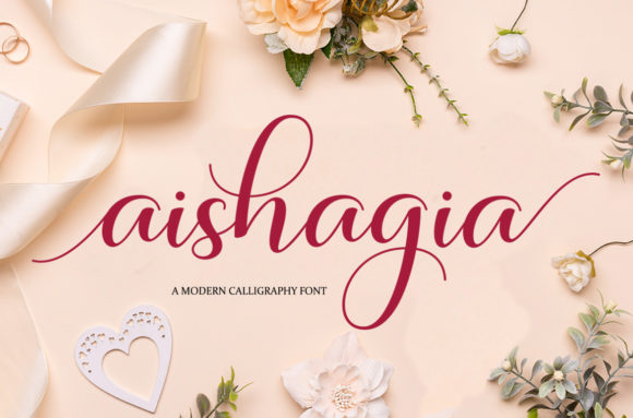 Aishagia: A Refined Script Font for Thoughtful Editorial Design