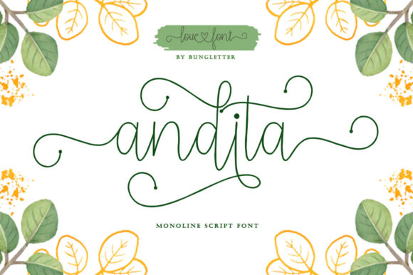 Andita: A Light Handwritten Font That Elevates Digital Branding