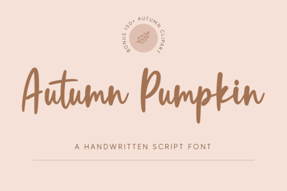 Autumn Pumpkin: A Handwritten Font That Adds Warmth to Real Business Materials