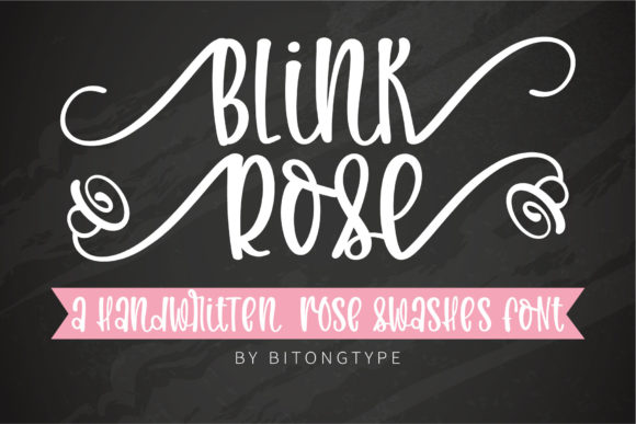 Blink Rose: A Friendly Handwritten Font for Small Business Branding