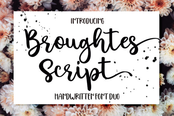 Broughtes: A Refined Script Font for Brand Identity Work