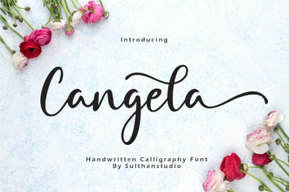 Cangela: A Romantic Script Font That Lifts Campaign Visuals