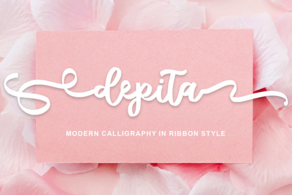 Depita: A Quirky Script Font for Crafters