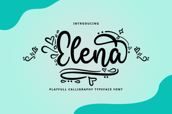 Elena: A Flowing Script Font