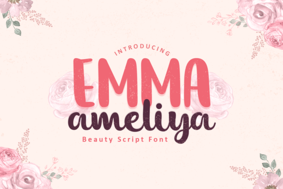 Emma Ameliya: A Script Font for Real Design Work
