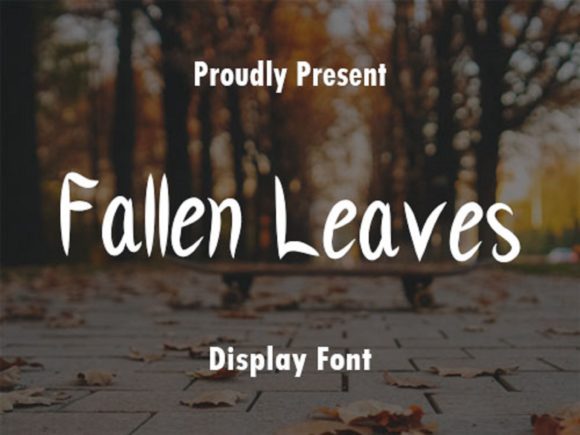 Fallen Leaves: A Handwritten Font That Feels Like a Warm Hello