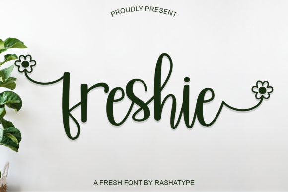 Freshie: A Friendly Handwritten Font for Warm Brand Identities