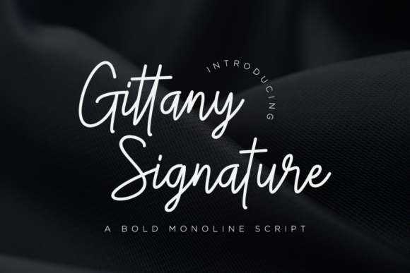 Gittany Signature: A Romantic Script Font for Thoughtful Branding
