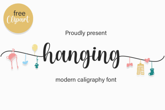 Hanging: A Romantic Font for Creative Projects