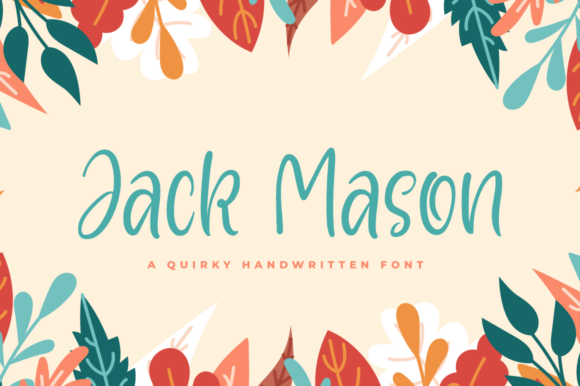 Jack Mason: A Delicate Handwritten Font