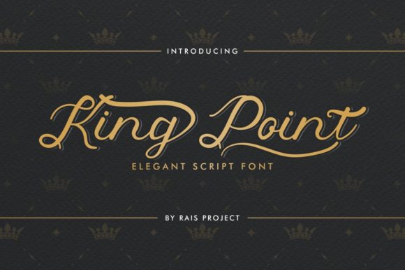 King Point: A Vintage Script Font That Earns Its Place in Real Campaigns