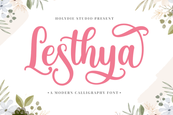 Lesthya: A Refined Script Font for Campaign Headlines & Brand Moments
