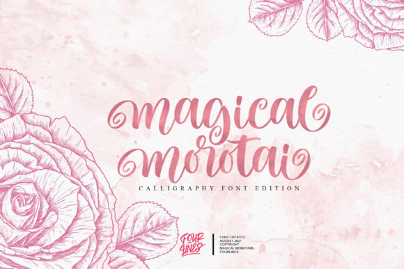 Magical Morotai: A Romantic Calligraphy Typeface