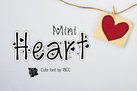 Mini Heart: A Romantic Typeface for Thoughtful Design