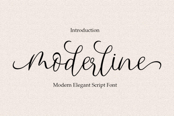 Moderline: A Handwritten Font for Web Design