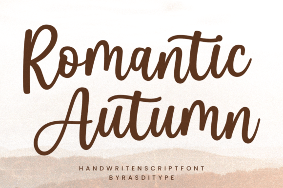 Romantic Autumn Font for Business