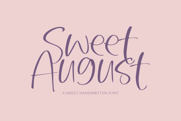 Sweet August: A Dainty Handwritten Typeface for Editorial Warmth