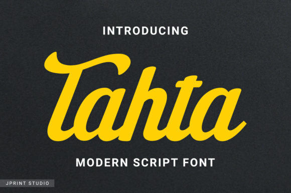 Tahta: A Bold, Vintage Script Font for Scroll-Stopping Marketing