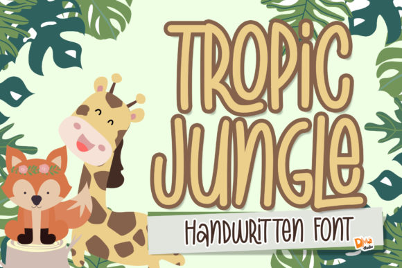 Tropic Jungle: A Playful Handwritten Font for Digital Branding