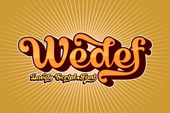 Wedef: A Bold Handwritten Font for Digital Brand Impact