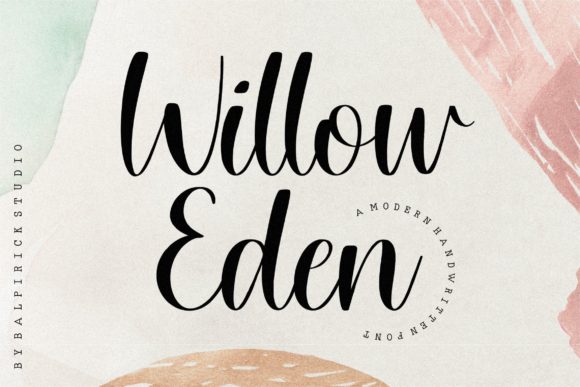 Willow Eden: A Magical Script Font for Handmade Labels & Printables